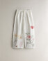 Фото #2 товара Embroidered cotton trousers