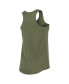 Women's Olive Los Angeles Dodgers Armed Forces Day Tank Top