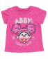 ფოტო #2 პროდუქტის Baby Girls Abby Cadabby T-Shirt Tulle Mesh Skirt and Scrunchie 3 Piece Outfit Purple / Blue
