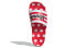 Фото #7 товара Сланцы женские Adidas Adilette бело-красные