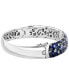 ფოტო #3 პროდუქტის EFFY® Multi-Sapphire Ombré Bangle Bracelet (13-1/3 ct. t.w.) in Sterling Silver
