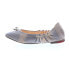 Фото #5 товара Bed Stu Bosworth F302001 Womens Gray Leather Slip On Ballet Flats Shoes 6