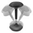 Фото #5 товара LogiLink EO0011 - Padded seat - Black - Fabric - Metal - Black - 24 cm