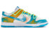 Фото #3 товара 【定制球鞋】 Nike Dunk Low BIGNIU 解构 飞溅夏日 手绘喷绘 特殊鞋盒 低帮 板鞋 男款 蓝白黄 / Кроссовки Nike Dunk Low DV0831-001