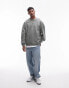 Фото #4 товара Topman relaxed fit crew sweatshirt in washed sage