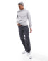 Фото #4 товара Calvin Klein micro logo repreve hoodie in silver sconce