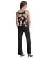 Women's Printed Square Neck Sleeveless Top