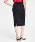Women's Ponte Zip-Front Pencil Skirt, Created for Macy's