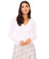 Women's Imitation Pearl Button Cardigan