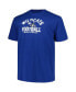 Фото #3 товара Men's Royal Distressed Kentucky Wildcats Big and Tall Football Helmet T-shirt