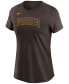 ფოტო #3 პროდუქტის Women's Fernando Tatis Jr. Brown San Diego Padres Name and Number T-shirt