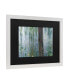 Claude Monet Waterlillies Morning Matted Framed Art - 20" x 25"