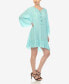 Фото #5 товара Women's Sheer Crochet Knee Length Cover Up Dress