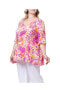 ფოტო #5 პროდუქტის Women's Plus Size Oasis V-Neck Tunic Top