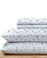 Фото #10 товара Lodge Pattern King Size Cotton Sheet Set - 400 Thread Count 100% Cotton Sateen - Lodge Camp