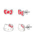 ფოტო #1 პროდუქტის Sanrio Bow Stud Earring Set