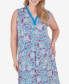 Фото #5 товара Plus Size Vines Puff Print Dress