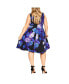 Фото #4 товара Plus Size Hydrangea Fit & Flare Dress