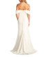 ფოტო #2 პროდუქტის Women's Amishta Off-The-Shoulder Crepe Gown