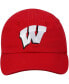 Фото #3 товара Infant Unisex Red Wisconsin Badgers Mini Me Adjustable Hat