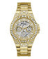 Фото #1 товара Часы GUESS Analog Gold Tone Stainless Steel Watch