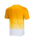 Men's NFL x Darius Rucker Collection by Gold, White Los Angeles Rams Dip Dye Pocket T-shirt