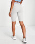 Фото #4 товара adidas Originals Luxe Lounge legging shorts in light grey