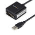 StarTech.com 1 Port FTDI USB to Serial RS232 Adapter Cable with COM Retention - DB-9 - USB 2.0 A - 0.2 m - Black - фото #2