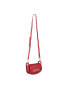 Valentino Vinile mini flap shoulder bag with crossbody strap in red Красный - фото #3