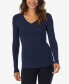 Фото #1 товара Women's Softwear V-Neck Long-Sleeve Layering Top