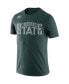 Фото #3 товара Men's Green Michigan State Spartans Basketball Retro 2-Hit T-shirt