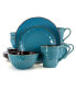 Фото #1 товара Sea Glass Luxurious Dinnerware with Complete Set of 16 Pieces