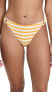 Фото #1 товара Faithfull The Brand 296893 Women's Agnes Bikini Bottoms, Marigold Stripe, M
