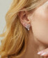 ფოტო #3 პროდუქტის Silver-Tone Mixed Cubic Zirconia Cluster Stud Earrings, Created for Macy's