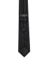 Men's Slim Solid Black Clip-On Tie