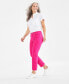 Фото #6 товара Джинсы женские Style & Co. с высокой талией и принтом, с закатанными краями, модель Capri Jeans, созданные для Macy's.