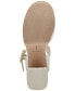 ფოტო #5 პროდუქტის Women's Bobby Pearls Ankle-Strap Two-Piece Platform Sandals