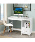 Фото #6 товара 47.5 Inch Modern Home Computer Desk with 2 Storage Drawers