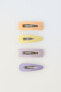 4-pack of hair clips