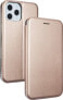 Etui Book Magnetic iPhone 12 6,1" Max/Pro różowo-złoty/rosegold