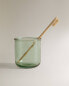 Green toothbrush holder