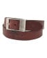 Men's Dallas Cowboys Brandish Leather Belt - Brown