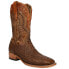 Фото #2 товара Corral Boots Orix Ostrich Square Toe Cowboy Mens Brown Casual Boots A4008