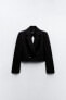 Cut-out blazer