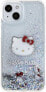 Фото #4 товара Sourcing Hello Kitty HKHCP14SLIKHET iPhone 14 / 15 / 13 6.1" silver/silver hardcase Liquid Glitter Charms Kitty Head