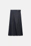 Z1975 DENIM LINEN BLEND PAREO SKIRT