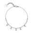 Фото #1 товара Charm steel leg bracelet with pearls Chant BAH89
