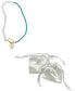Фото #2 товара ADORNIA turquoise and Freshwater Pearl Lock and Heart Pendant Necklace