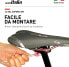 Selle Italia - Saddle for Road Bike C2 Gel Flow, Rail Manganese Tube Diameter 7, Saddle Road Gran Turismo Faser-Tek, Comfort Gel, Shock Absorber