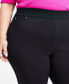 Фото #4 товара Plus Size High Rise Flared Pants, Created for Macy's
